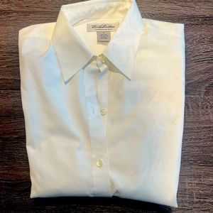 White button down blouse